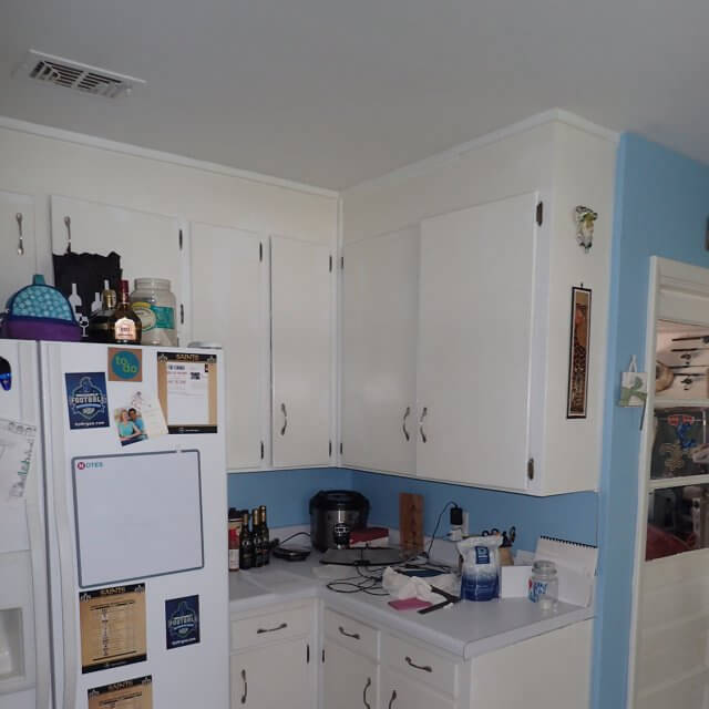 enclosed kitchen