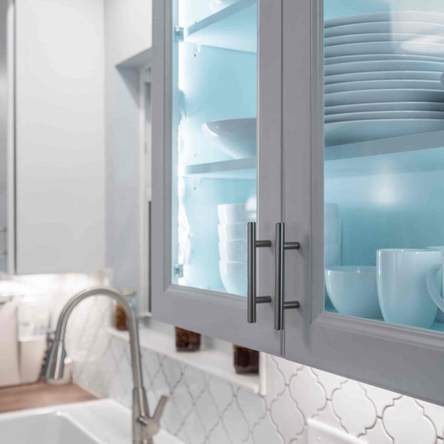 Blue Cabinets in Kitchen Design