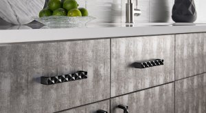 Top Knobs Mercer pull in flat black, available at Cabinet Depot