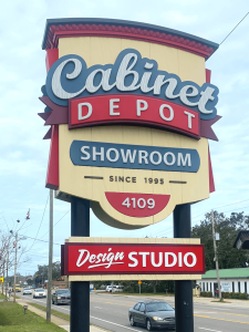 cabinet depot showroom sign